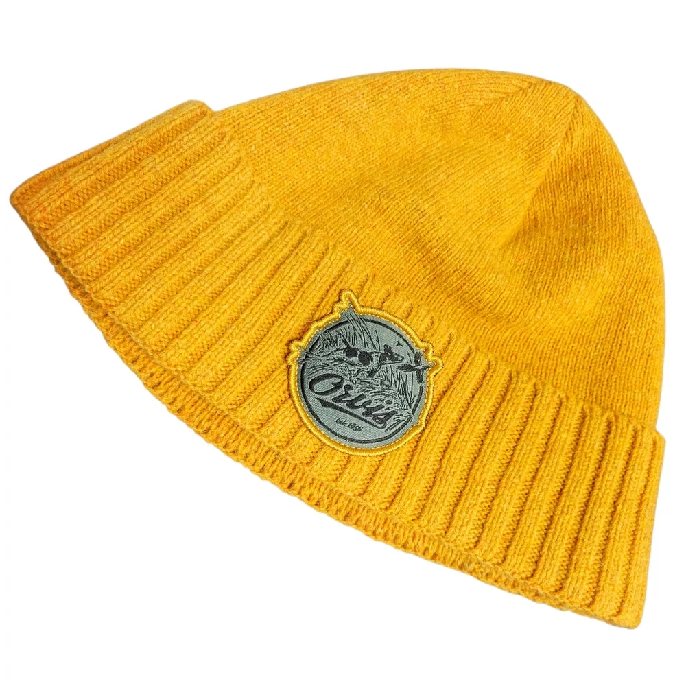 Orvis // M's Recycled Wool Beanie // Heathered Goldmine